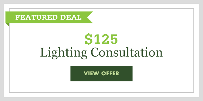$125 Lighting Consultation - click to read offer